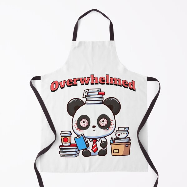 Item preview, Overwhelmed Panda designed and sold by LemuellTrends.