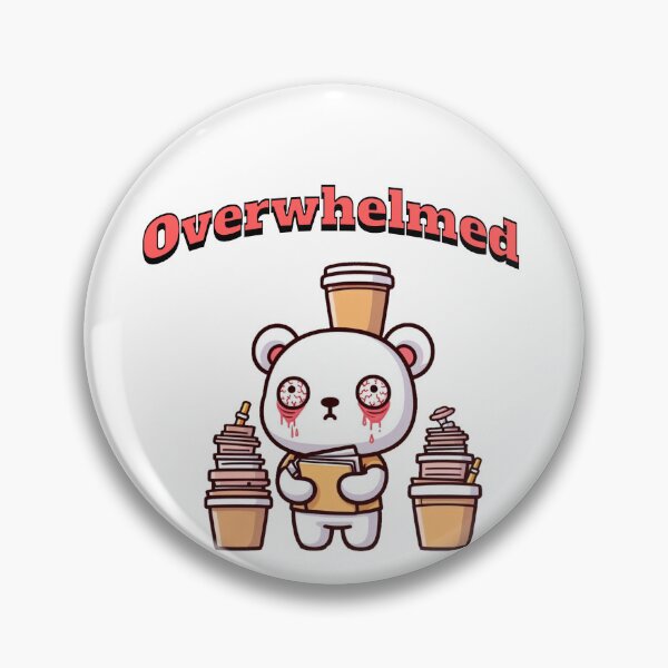 Item preview, Overwhelmed Polar Bear designed and sold by LemuellTrends.