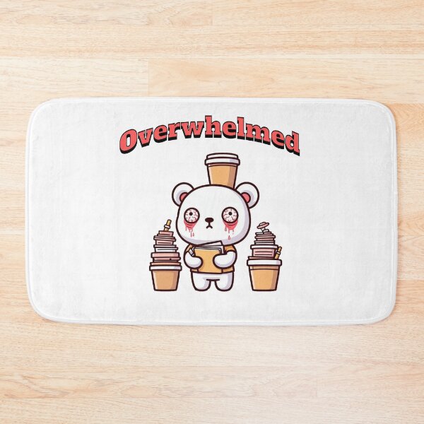 Item preview, Overwhelmed Polar Bear designed and sold by LemuellTrends.