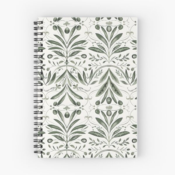 Item preview, Elegant Sicilian Tile Pattern with Green Botanical Design designed and sold by VoyteksDesigns.