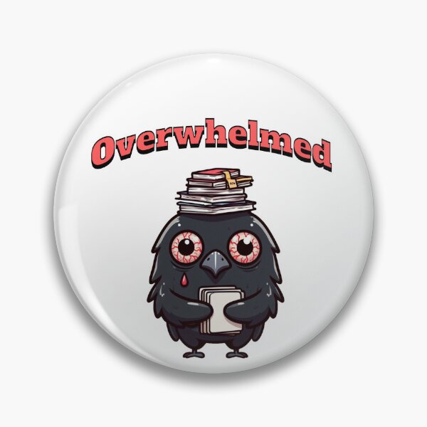Item preview, Overwhelmed Crow designed and sold by LemuellTrends.