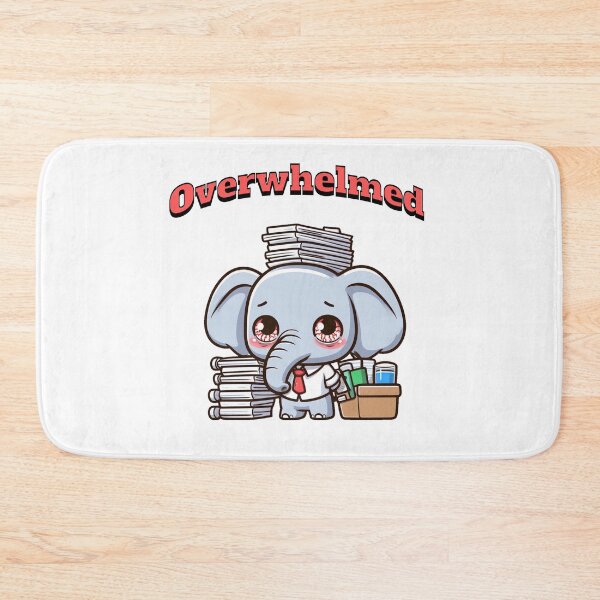 Item preview, Overwhelmed Elephant designed and sold by LemuellTrends.