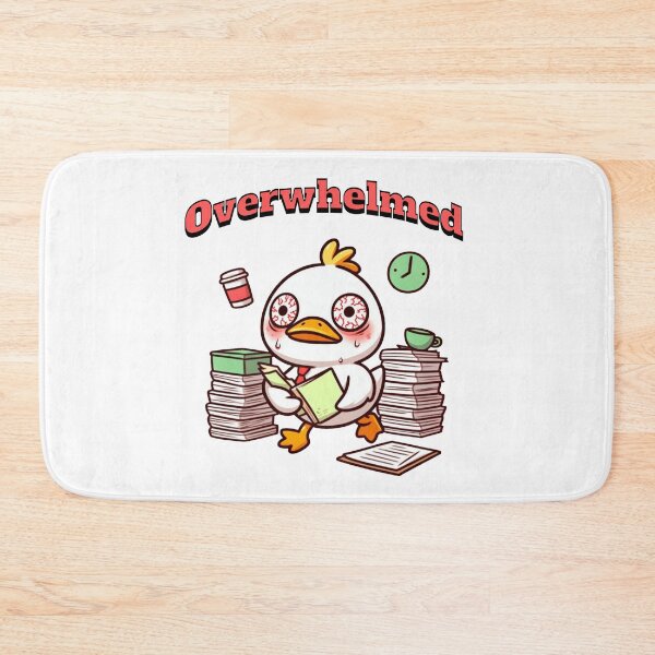 Item preview, Overwhelmed Duck designed and sold by LemuellTrends.