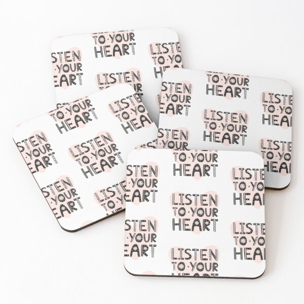 Item preview, "Listen to Your Heart: Inspirational Lettering Design" designed and sold by hjian8219.