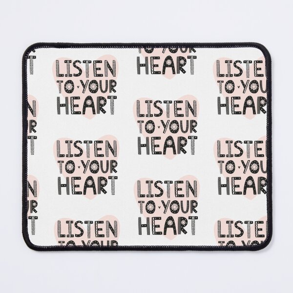 Item preview, "Listen to Your Heart: Inspirational Lettering Design" designed and sold by hjian8219.