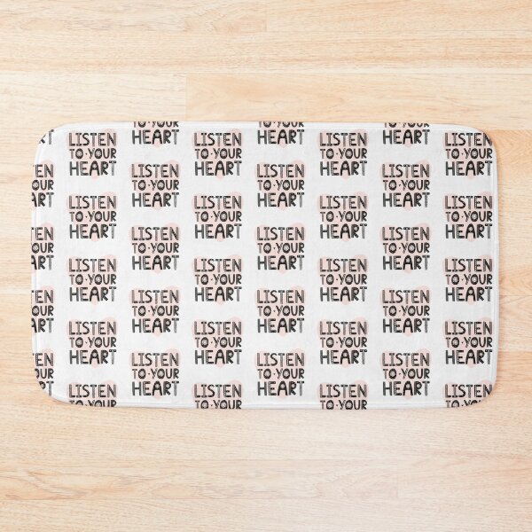 Item preview, "Listen to Your Heart: Inspirational Lettering Design" designed and sold by hjian8219.
