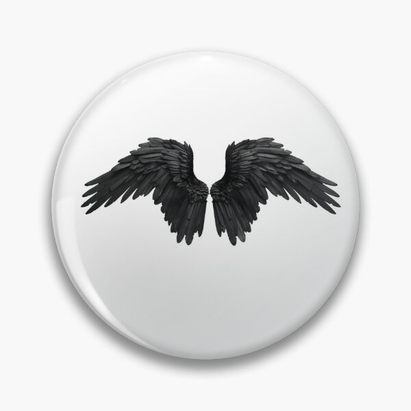 Item preview, Realistic Style Black Angel Wings Stickers, Logo, Illustration, Wall arts, Art Prints and More designed and sold by Kevin Lou.