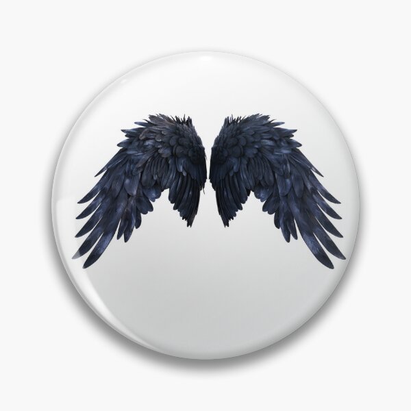 Item preview, Realistic Style Black Angel Wings Stickers, Logo, Illustration, Wall arts, Art Prints and More designed and sold by Kevin Lou.