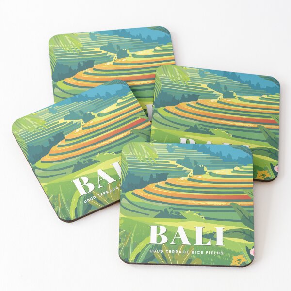 Item preview, Ubud Bali Landscape Rice Terrace Fields Tropical Southeast Asia designed and sold by TheJoeyStudio.