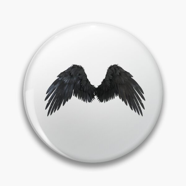 Item preview, Realistic Style Black Angel Wings Stickers, Logo, Illustration, Wall arts, Art Prints and More designed and sold by Kevin Lou.