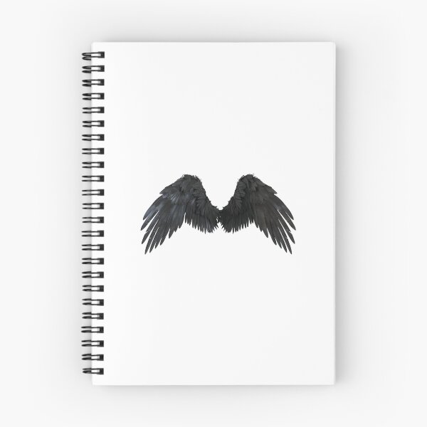 Item preview, Realistic Style Black Angel Wings Stickers, Logo, Illustration, Wall arts, Art Prints and More designed and sold by Kevin Lou.
