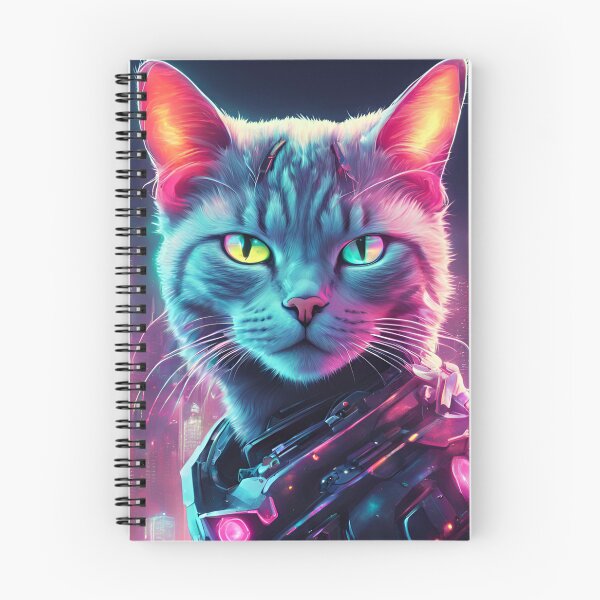 Item preview, Cyberpunk Neon Cat designed and sold by Gargantua99.