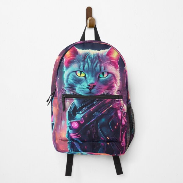 Item preview, Cyberpunk Neon Cat designed and sold by Gargantua99.