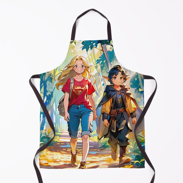 Item preview, Celina and Sibelis Bound for the Enchanted Forest Realm - Watercolor designed and sold by Second Draft Visuals.