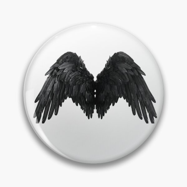 Item preview, Realistic Style Black Angel Wings Stickers, Logo, Illustration, Wall arts, Art Prints and More designed and sold by Kevin Lou.
