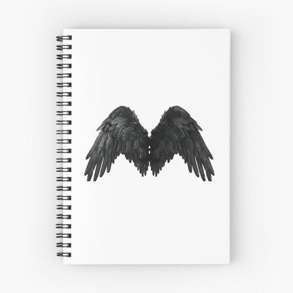 Item preview, Realistic Style Black Angel Wings Stickers, Logo, Illustration, Wall arts, Art Prints and More designed and sold by Kevin Lou.