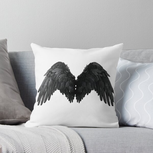 Item preview, Realistic Style Black Angel Wings Stickers, Logo, Illustration, Wall arts, Art Prints and More designed and sold by Kevin Lou.