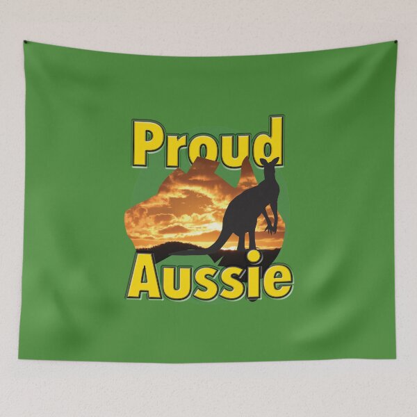 Item preview, Proud Aussie ... kangaroo designed and sold by Jenny  Dyer.