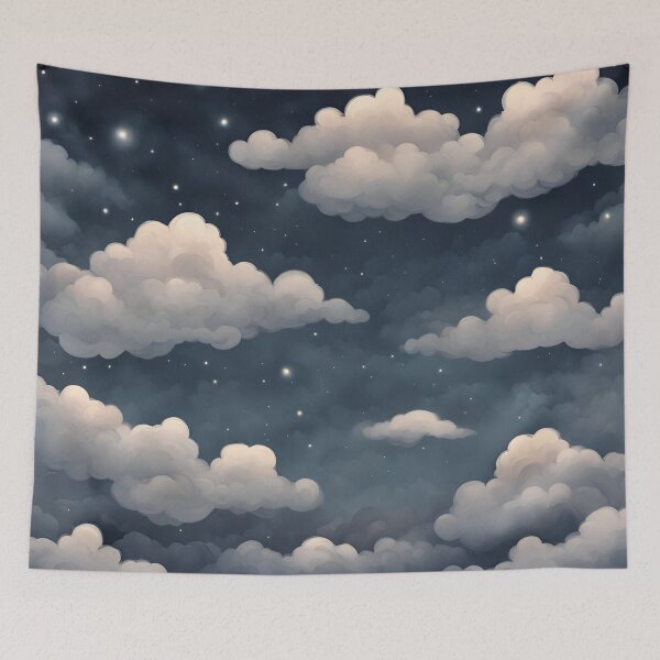 Item preview, Cloudy Night Skies designed and sold by Gargantua99.