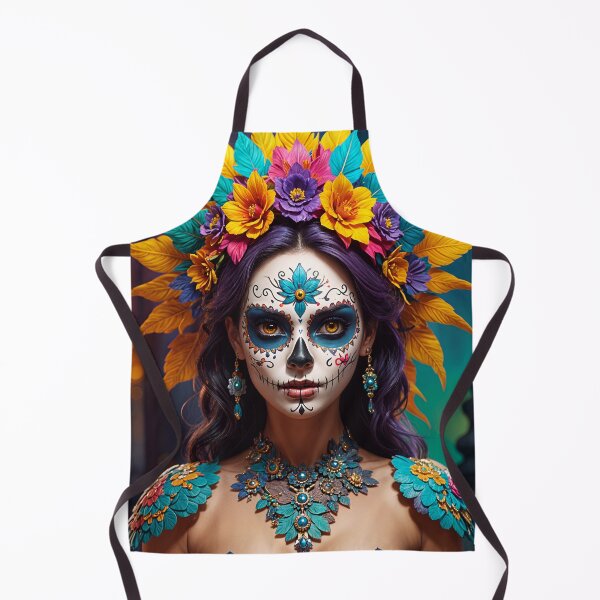 Item preview, Cute Day Of The Dead Sugar Skull Girl designed and sold by TheArtOfPat.