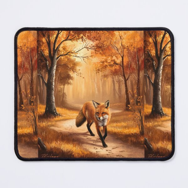 Item preview, Fox Portrait. Autumn fox, fall season, vintage fox, fox painting, Johannes Vermeer style designed and sold by FoxVibes.
