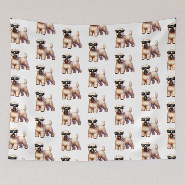 Item preview, Terrier de trigo con gafas de sol designed and sold by TheAnimalZ00.