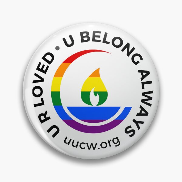 Item preview, U R LOVED  black lettering designed and sold by UUCW.
