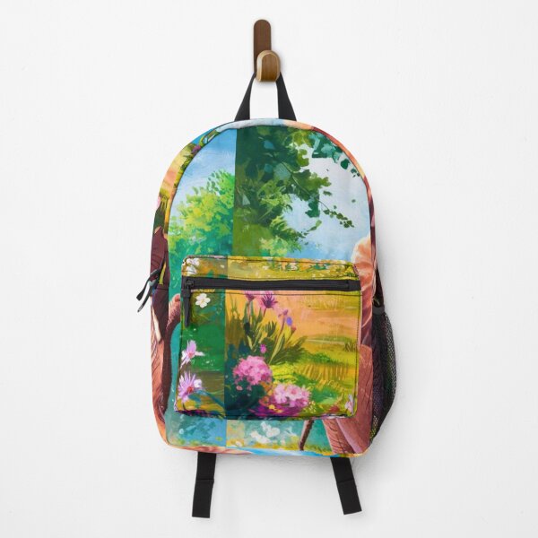 Item preview, Elephant Portrait. Elephant painting, vibrant elephant, vintage elephant, spring season designed and sold by ElephantVibes.