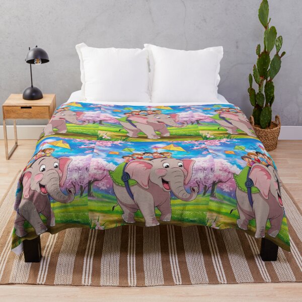 Item preview, Elephant Portrait. Kawaii elephant, vibrant elephant, spring season designed and sold by ElephantVibes.