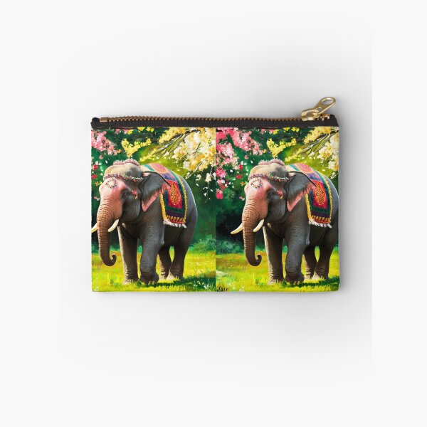 Item preview, Elephant Portrait. Elephant photo, vibrant elephant, vintage elephant, spring season designed and sold by ElephantVibes.