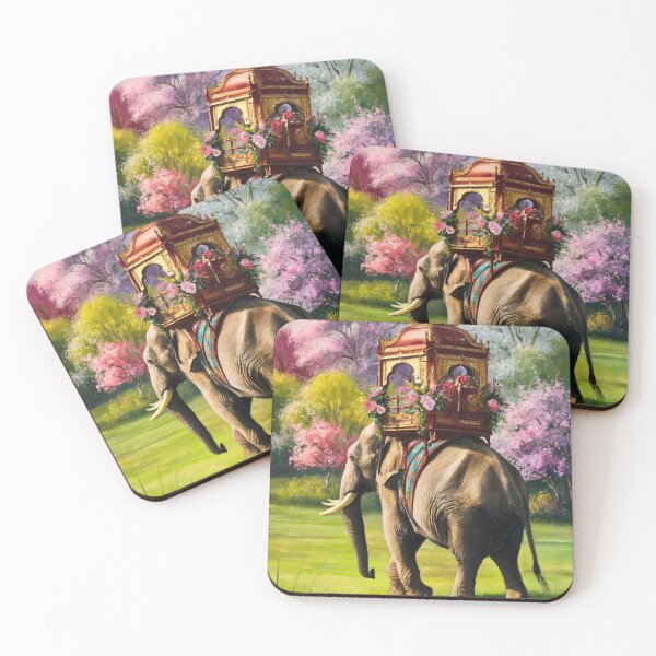 Item preview, Elephant Portrait. Elephant photo, elephant riding, vibrant elephant, vintage elephant, spring season designed and sold by ElephantVibes.