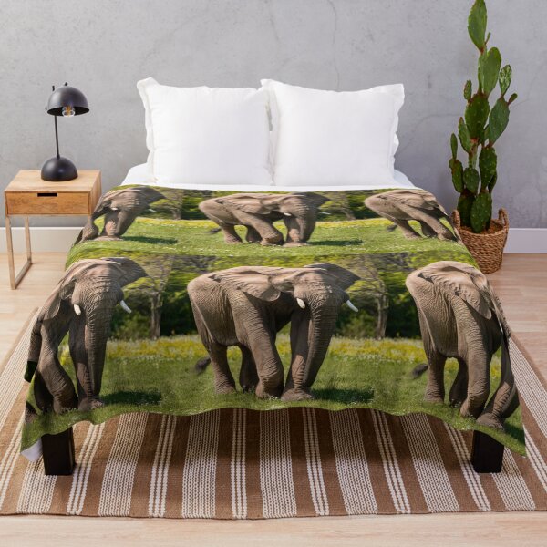 Item preview, Elephant Portrait. Elephant photo, vibrant elephant, vintage elephant, spring season designed and sold by ElephantVibes.