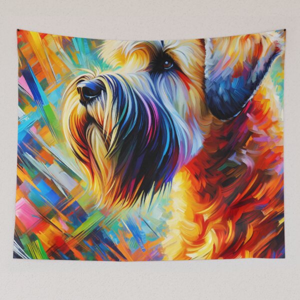 Item preview, Arte del terrier de trigo designed and sold by TheAnimalZ00.