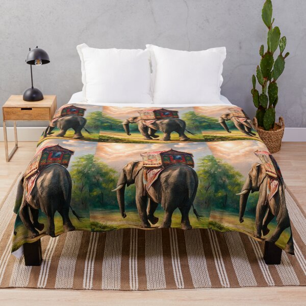 Item preview, Elephant Portrait. Elephant photo, elephant riding, vibrant elephant, vintage elephant, spring season designed and sold by ElephantVibes.