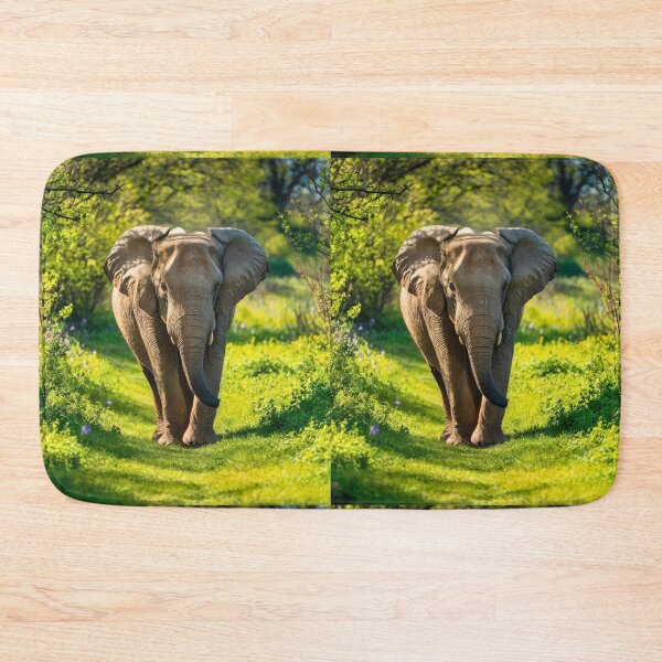 Item preview, Elephant Portrait. Elephant photo, vibrant elephant, vintage elephant, spring season designed and sold by ElephantVibes.
