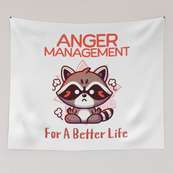Item preview, anger management Raccoon designed and sold by LemuellTrends.