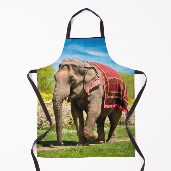 Item preview, Elephant Portrait. Elephant photo, vibrant elephant, vintage elephant, spring season designed and sold by ElephantVibes.