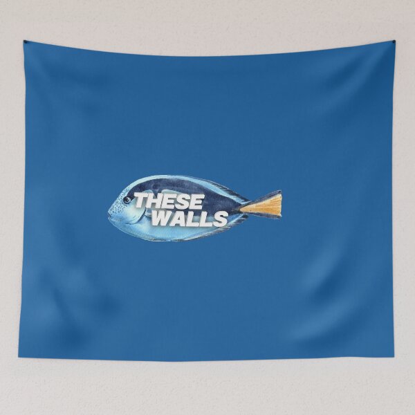 Item preview, These Walls Sea Fish designed and sold by karma-style.