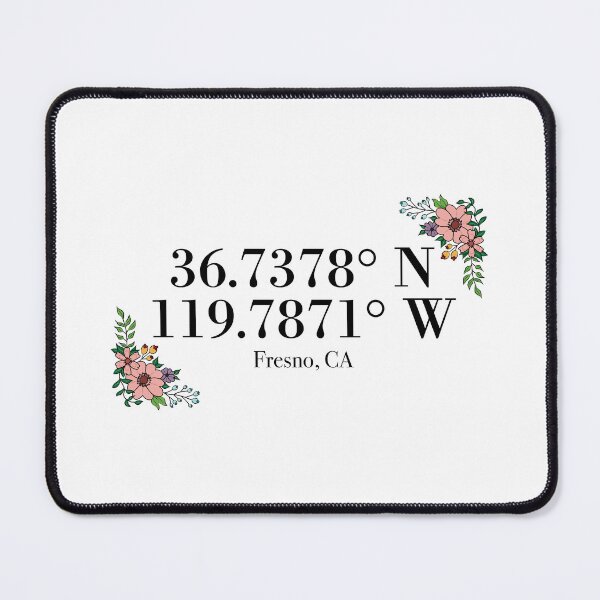 Item preview, Fresno, CA Coordinates designed and sold by mynameisliana.