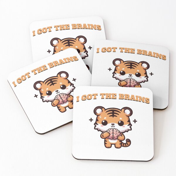Item preview, i got the brains Tiger designed and sold by LemuellTrends.