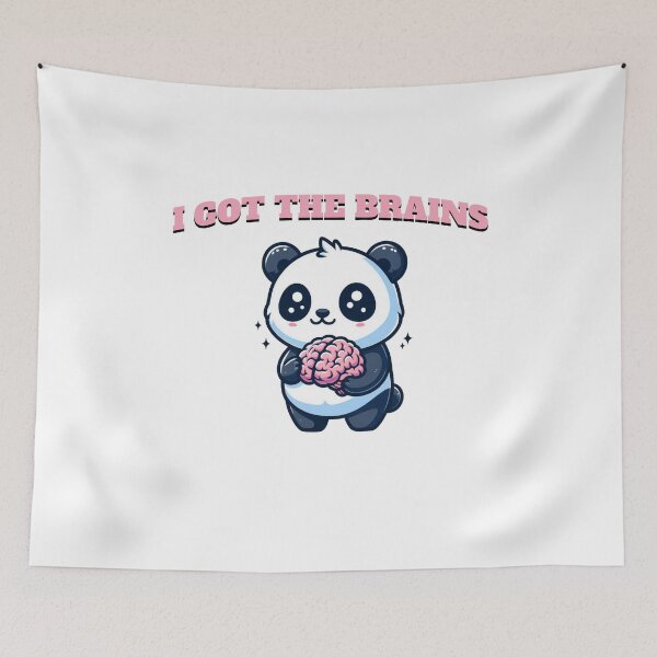 Item preview, i got the brains Panda designed and sold by LemuellTrends.