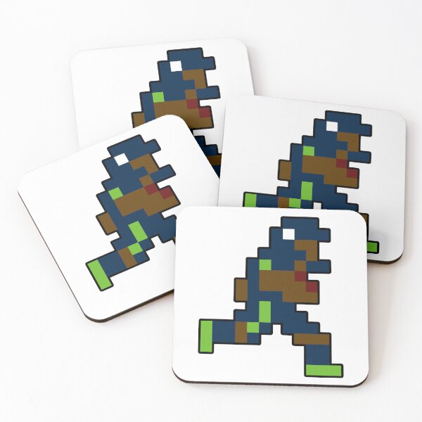 Item preview, 8-Bit Seattle Retro Pixel Football Player designed and sold by Bo-Bros-Tees.