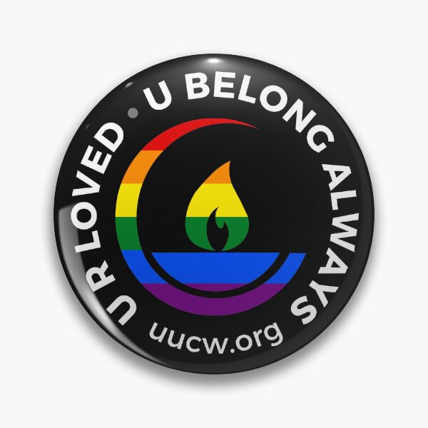 Item preview, U R LOVED white lettering designed and sold by UUCW.
