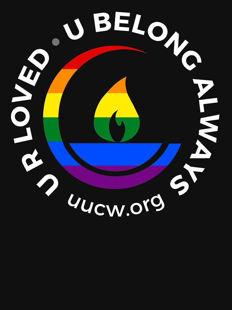 Thumbnail 7 of 7, Classic T-Shirt, U R LOVED white lettering designed and sold by UUCW.
