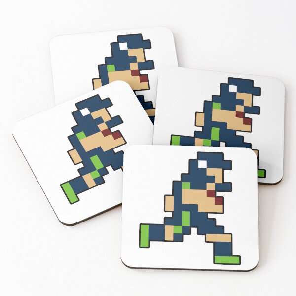 Item preview, 8-Bit Seattle Retro Pixel Football Player designed and sold by Bo-Bros-Tees.