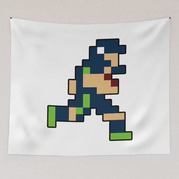 Item preview, 8-Bit Seattle Retro Pixel Football Player designed and sold by Bo-Bros-Tees.
