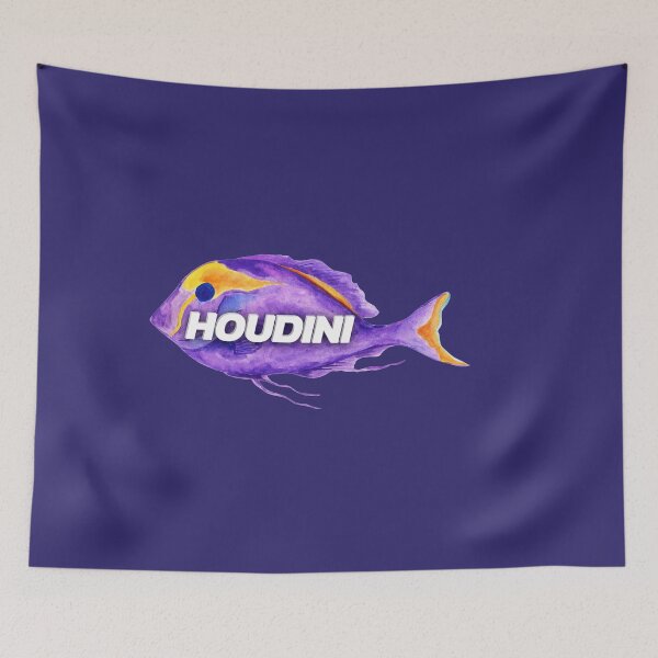 Item preview, Houdini Watercolor Fish designed and sold by karma-style.