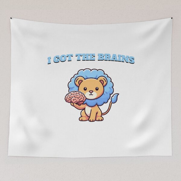 Item preview, i got the brains Lion designed and sold by LemuellTrends.
