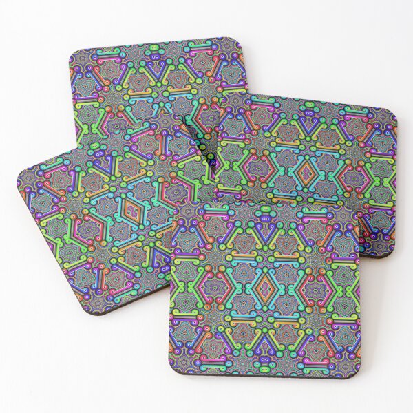 Item preview, Chroma Zen - Trippy Rainbow Fractals designed and sold by PsychedelicPour.