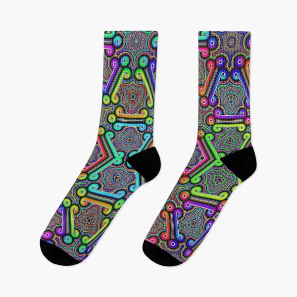 Item preview, Chroma Zen - Trippy Rainbow Fractals designed and sold by PsychedelicPour.